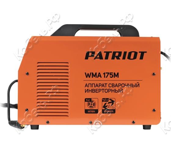 Изображение товара Полуавтомат сварочный инверторный WMA 175M MIG/MAG/MMA PATRIOT 605302150