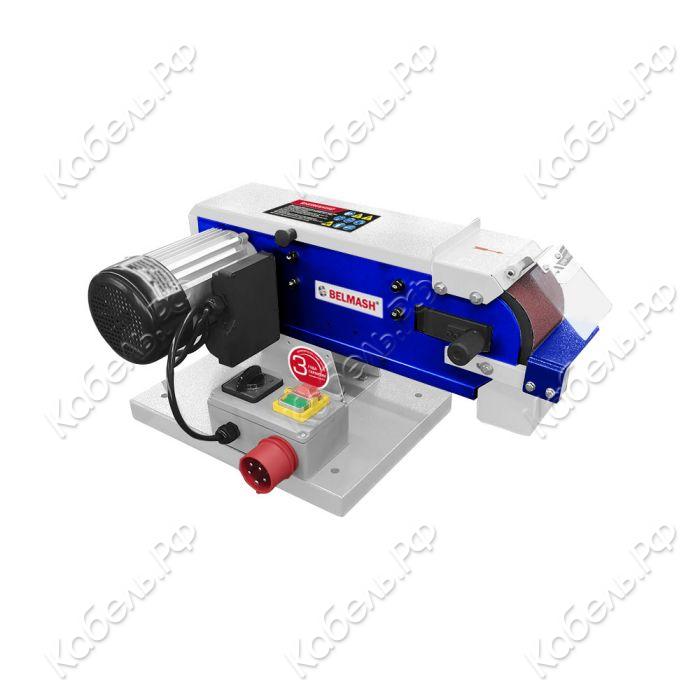 Изображение товара Шлифовальный ленточный станок Белмаш BSM-484T/400 S315A мощность 1,4 кВт
