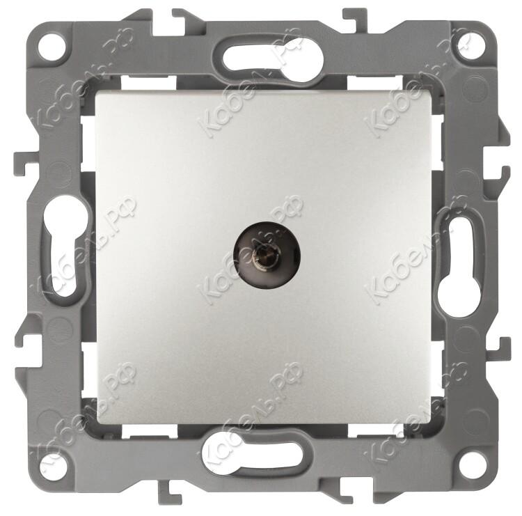 Изображение товара Розетка 12-3101-15 1-местная TV перламутр ЭРА Б0019428