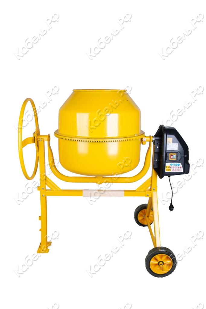 Изображение товара Бетоносмеситель 200л TOR 1005838 с электродвигателем и колесами