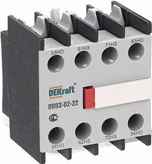 Изображение товара Приставка контактная DEKraft 24105DEK 2НО+2НЗ
