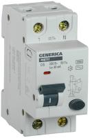 Дифференциальный автомат АВДТ 32 1п+N 6А C 30мА тип AC GENERICA IEK MAD25-5-006-C-30