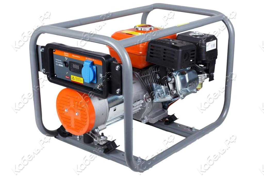 Изображение товара Бензиновый генератор Кратон GG-3200L, 2,7 кВт, мобильный, компактный