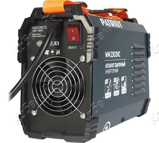 Изображение товара Инверторный сварочный аппарат WM260DVT MMA PATRIOT с функциями безопасности