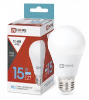Лампа светодиодная низковольтная LED-MO-PRO 15Вт 12-48В Е27 6500К 1200Лм INHOME 4690612036366