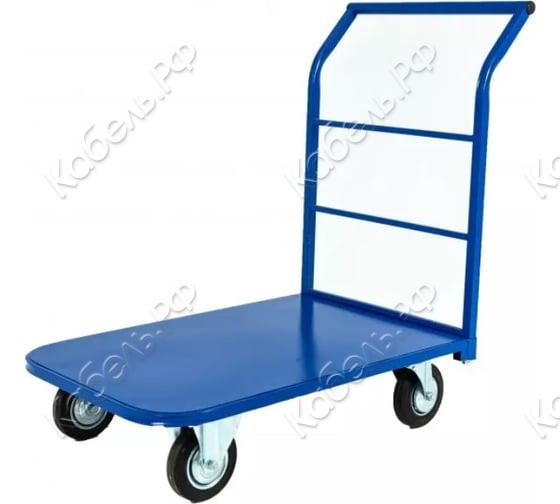 Изображение товара Тележка платформенная TOR ТП-10 600х1000мм 435 кг с колесами 160 мм для грузов