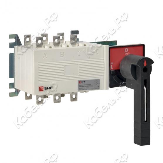 Изображение товара Рубильник-переключатель 100A 3P рук. управ. прямой установки PowerSwitch PROxima EKF pscs-100-3