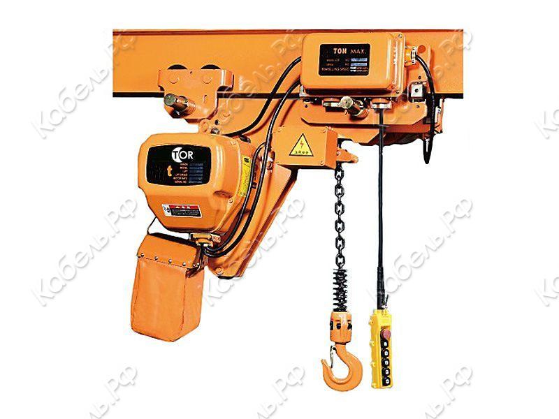 Изображение товара Электрическая цепная таль TOR HHBBSL05-02,5т 6 м - промышленное грузовое оборудование