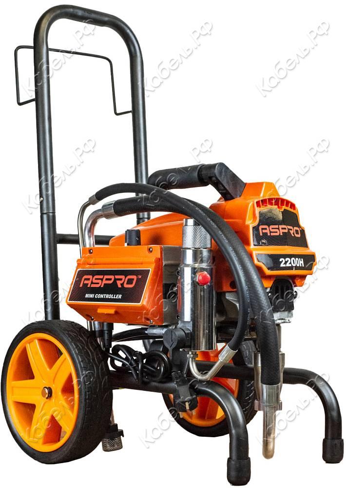 Изображение товара Аппарат окрасочный ASPRO 2200H 102561 профессиональный безвоздушный для интерьерных работ