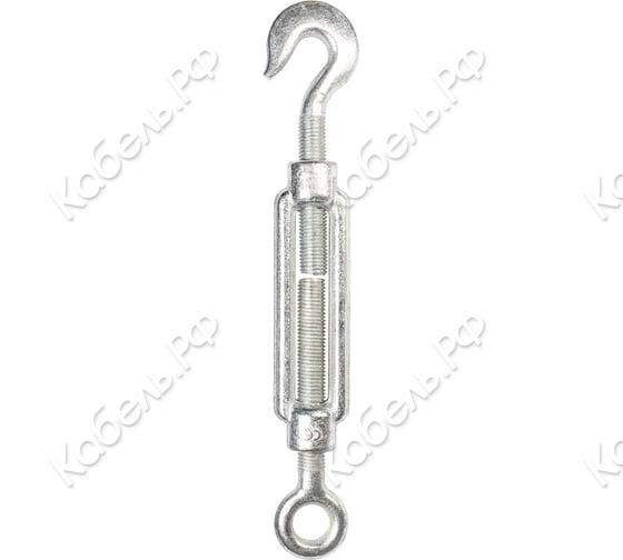 Изображение товара Талреп крюк-кольцо TOR М24 DIN1480 открытого типа 123242 для фиксации и натяжения стальных тросов