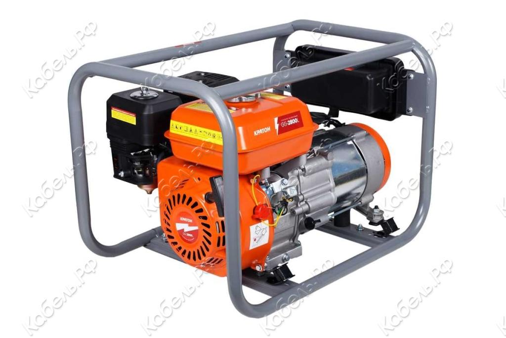 Изображение товара Генератор бензиновый GG-2800L Кратон 3 08 01 051 компактный мобильный