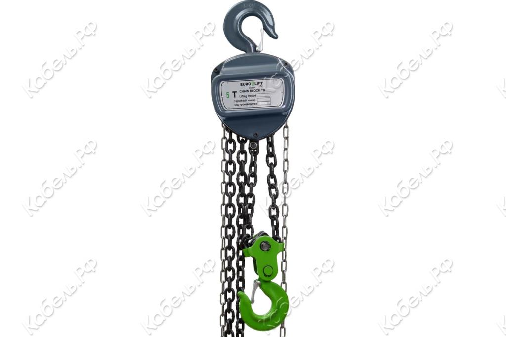 Изображение товара Таль ручная шестеренная стационарная EURO-LIFT SL-A 5 тн 9 м
