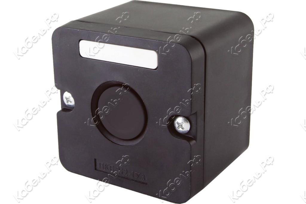 Изображение товара Пост кнопочный Электродеталь ПКЕ-222/1 кнопка Пуск черный ПКЕ-222/1.1Ч