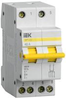 Выключатель нагрузки трехпозиционный ВРТ-63 2п 40А IEK MPR10-2-040