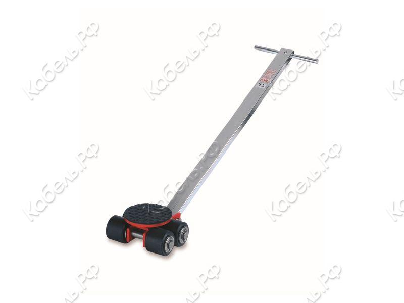 Изображение товара Поворотная роликовая платформа TOR 4т с ручкой для грузов промышленного использования