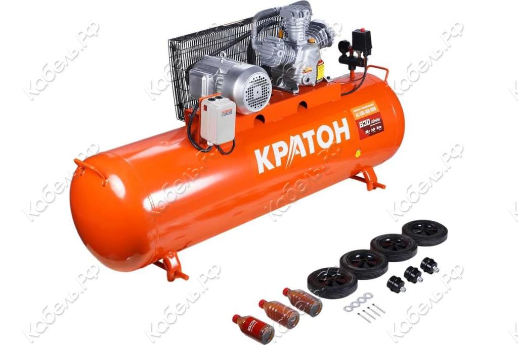 Изображение товара Компрессор с ременной передачей AC-630-300-BDW Кратон 3 01 044 380 В