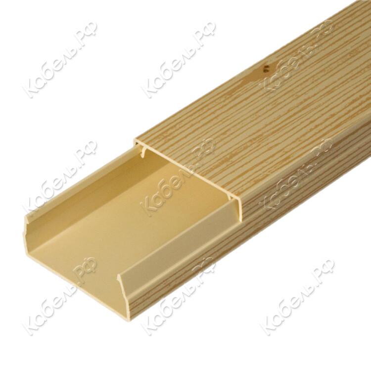 Изображение товара Кабель-канал с двойным замком 40х16 сосна 56м Промрукав