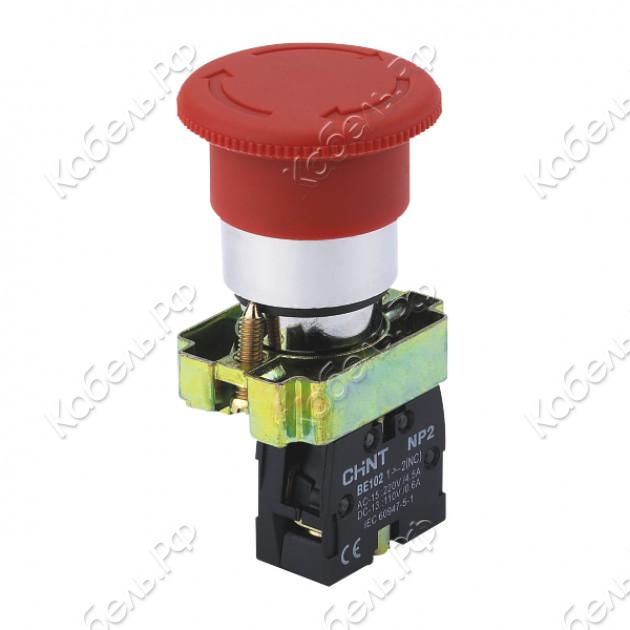 Изображение товара Кнопка управления Грибок NP2-BC42 40мм без подсветки IP40 CHINT