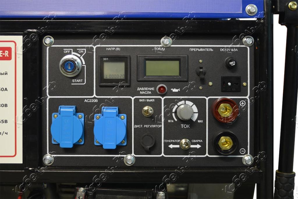 Изображение товара Бензиновый сварочный генератор ТСС PRO GGW 3.0/250E-R 022832 мощность 3 кВт