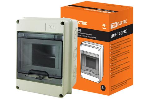 Изображение товара Корпус ЩРН-П-5мод IP65 TDM Electric SQ0908-0001