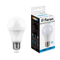 Лампа светодиодная LB-91 груша А60 E27 7W 6400K (10шт/уп) Feron 25446