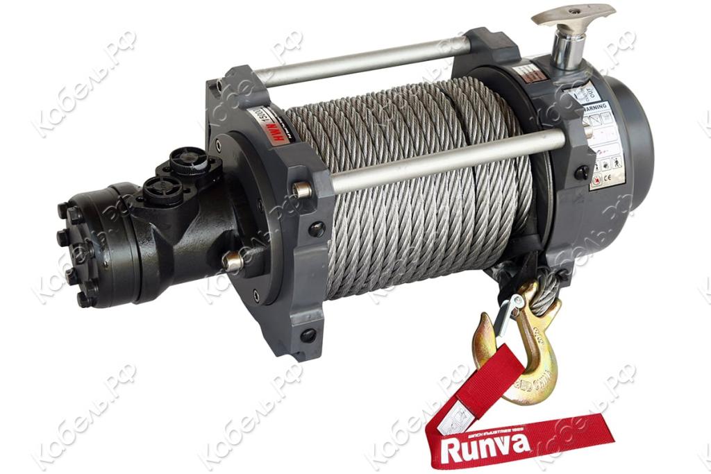 Изображение товара Лебедка гидравлическая RUNVA 15000 lbs 6800кг HWN15000YD