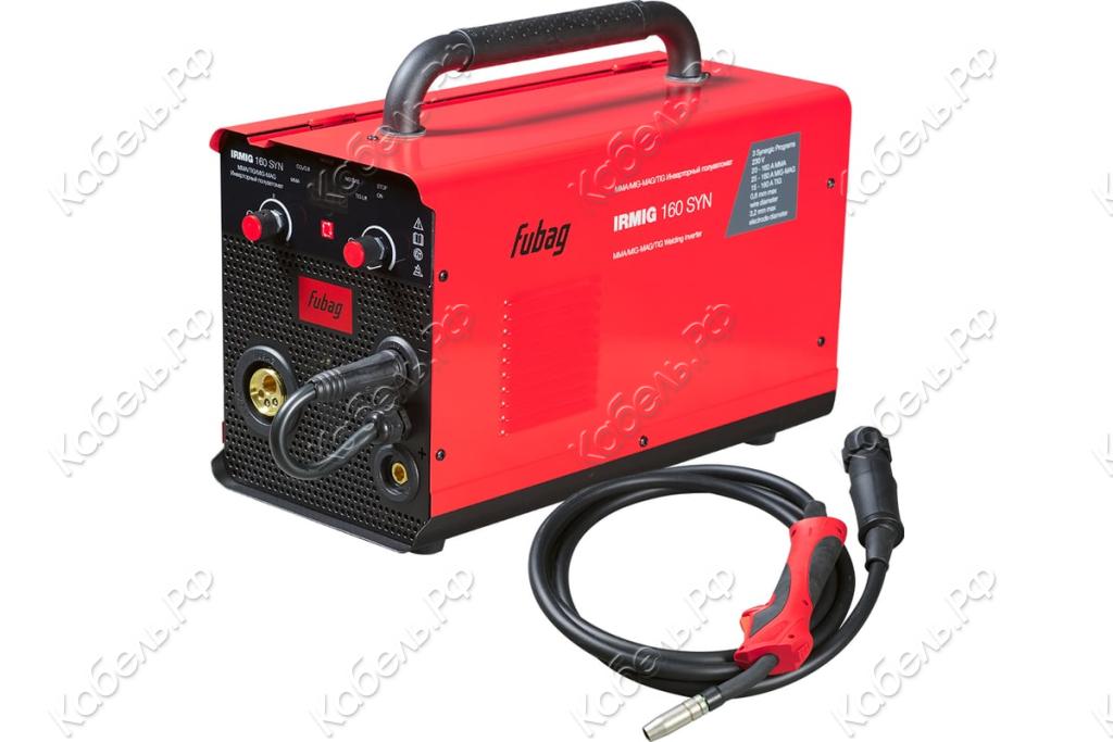 Изображение товара Полуавтомат сварочный Fubag IRMIG 160 SYN с горелкой 150А профессиональный