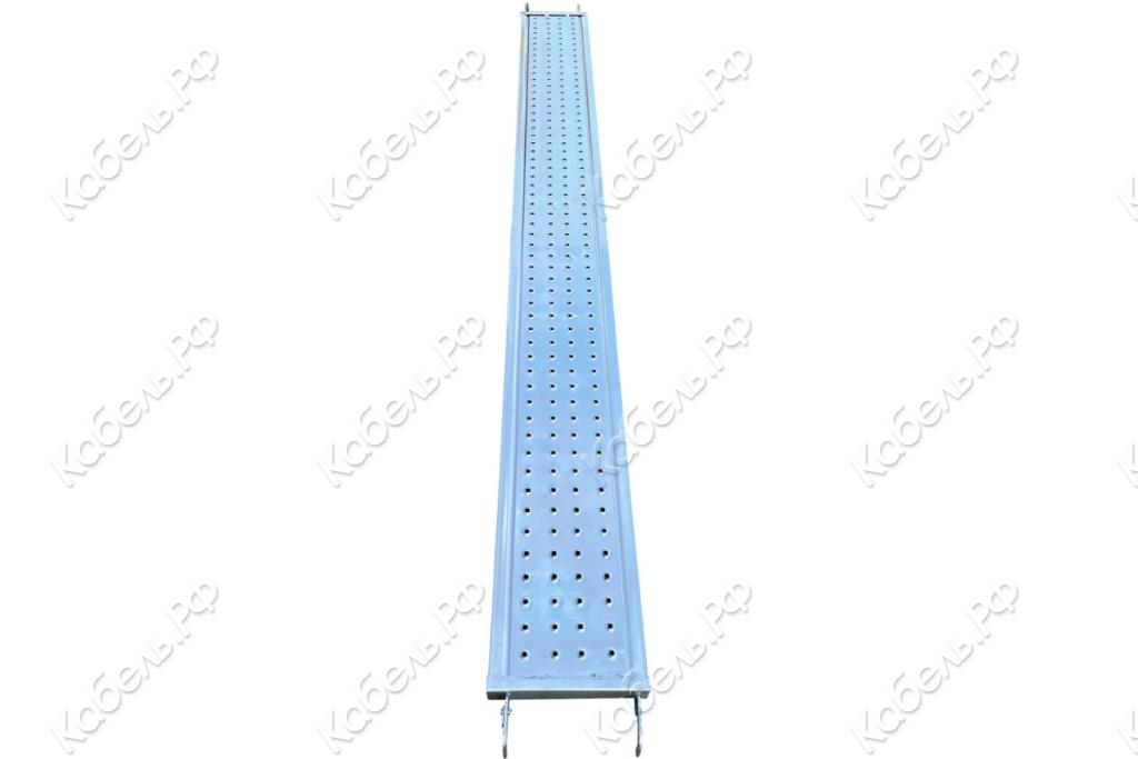 Изображение товара Настил перфорированный оцинкованный для строительных лесов 0,3х3,0м Промышленник НОЦ0330М