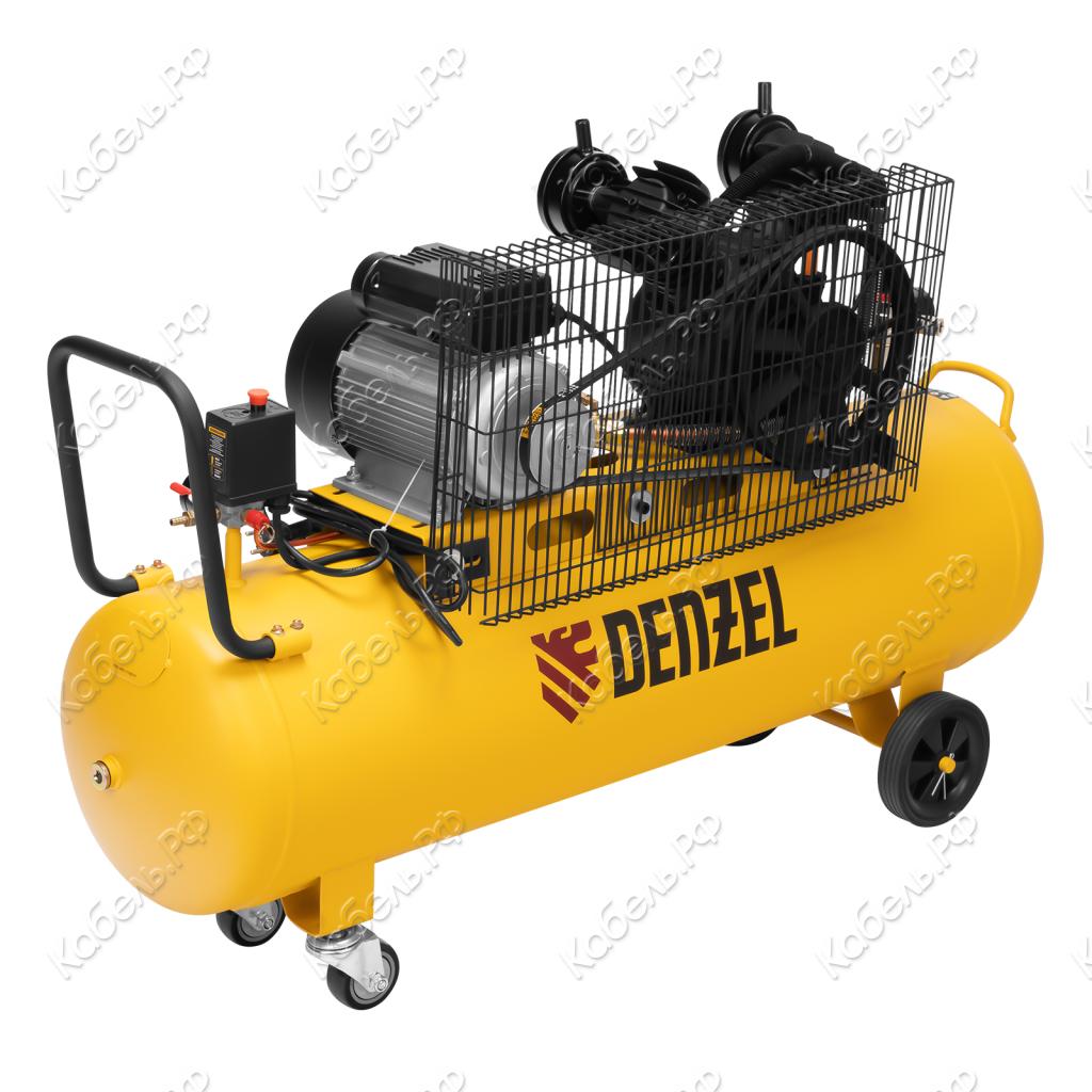 Изображение товара Компрессор воздушный Denzel BCV 2300/100 ременной привод 2,3кВт 440л/мин 100л