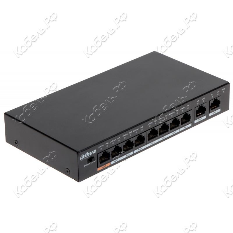 Изображение товара Коммутатор неуправляемый DH-PFS3010-8ET-96 Dahua 1084912