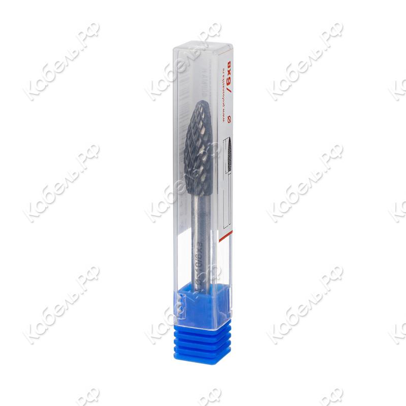 Изображение товара Борфреза твердосплавная ПрофОснастка N440 форма H 8х20х65 мм хв-к 6 мм 860860820650