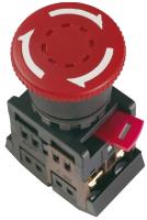 Кнопка AE-22 грибок с фиксацией красная d=22 мм 240В 1з+1р IEK BBG10-AE-K04