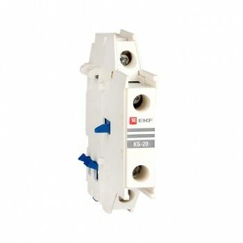Изображение товара Контакт боковой дополнительный КБ-20 2NO для КМЭ EKF ctr-kb-20