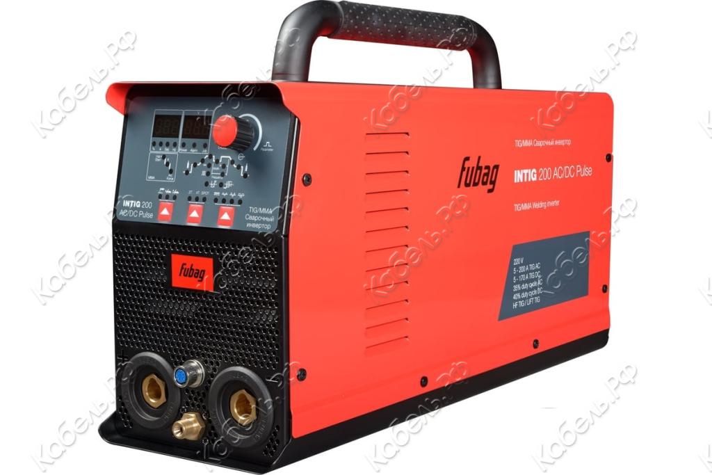 Изображение товара Инвертор сварочный Fubag INTIG 200 AC/DC PULSE с горелкой 4м для профессиональных работ