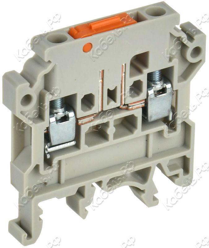 Изображение товара Колодка клеммная IEK CTS-DT измерит. нож. разм. 4кв.мм серый YCT15-04-K03-004 Изображение товара Колодка клеммная IEK CTS-DT измерит. нож. разм. 4кв.мм серый YCT15-04-K03-004