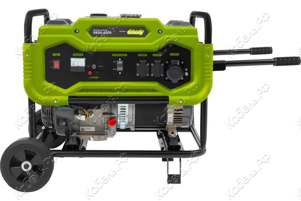 Изображение товара Генератор бензиновый Grizzly GEGG-6500