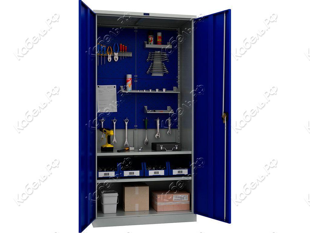 Изображение товара Инструментальный шкаф ПРАКТИК TC-1995-042000 металлический с замками