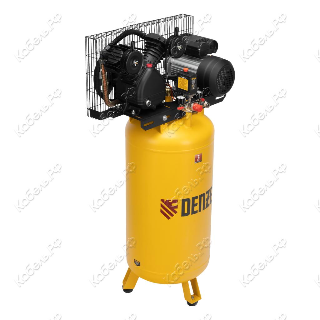 Изображение товара Компрессор воздушный Denzel BCV 2200/100V ременной привод 2,3кВт 440л/мин 100л