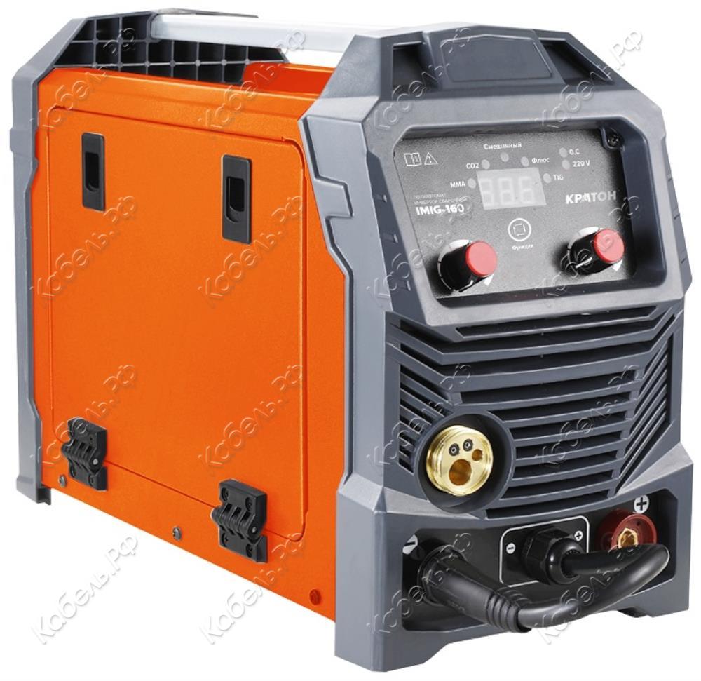 Изображение товара Полуавтомат сварочный IMIG-160 Кратон с цифровым дисплеем для профессиональной сварки
