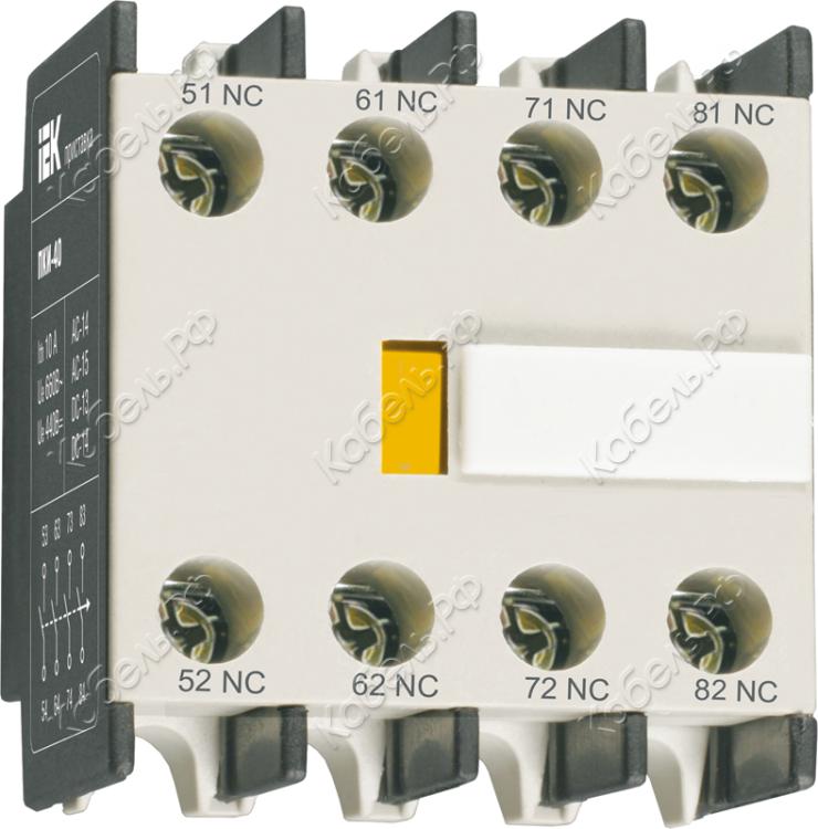 Изображение товара Приставка ПКИ-20 с доп.контактами IEK KPK10-20 для автоматизации