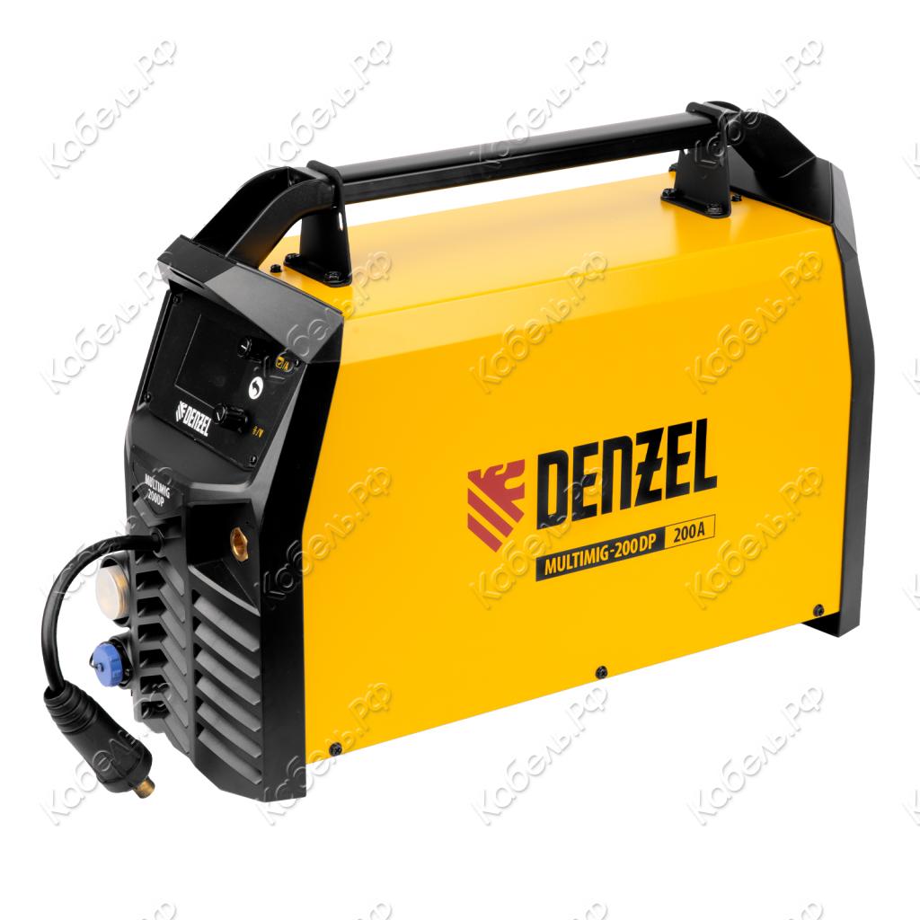 Изображение товара Аппарат инверторный Denzel MultiMIG-200DP Synergy Double Pulse 200А