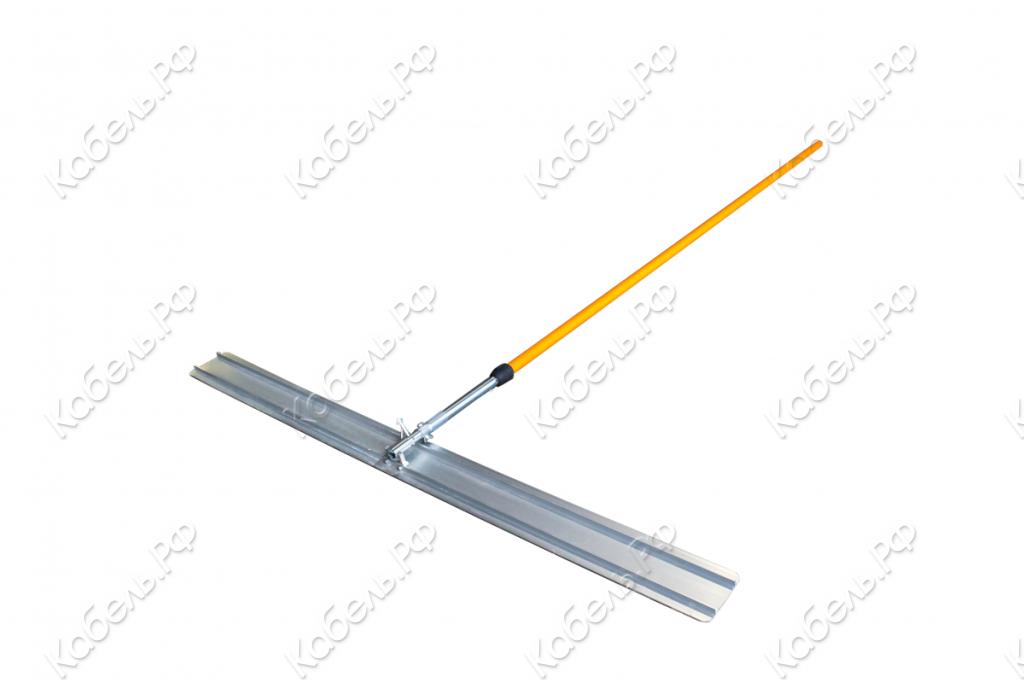 Изображение товара Гладилка по бетону алюминиевая 1200мм ручка 2,4-4,8м Промышленник ГЛ1200