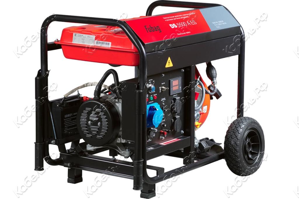 Изображение товара Дизельная электростанция Fubag DS 5500 A ES с электростартером и автоматикой
