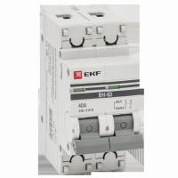 Выключатель нагрузки 2P 40А ВН-63 EKF SL63-2-40-pro