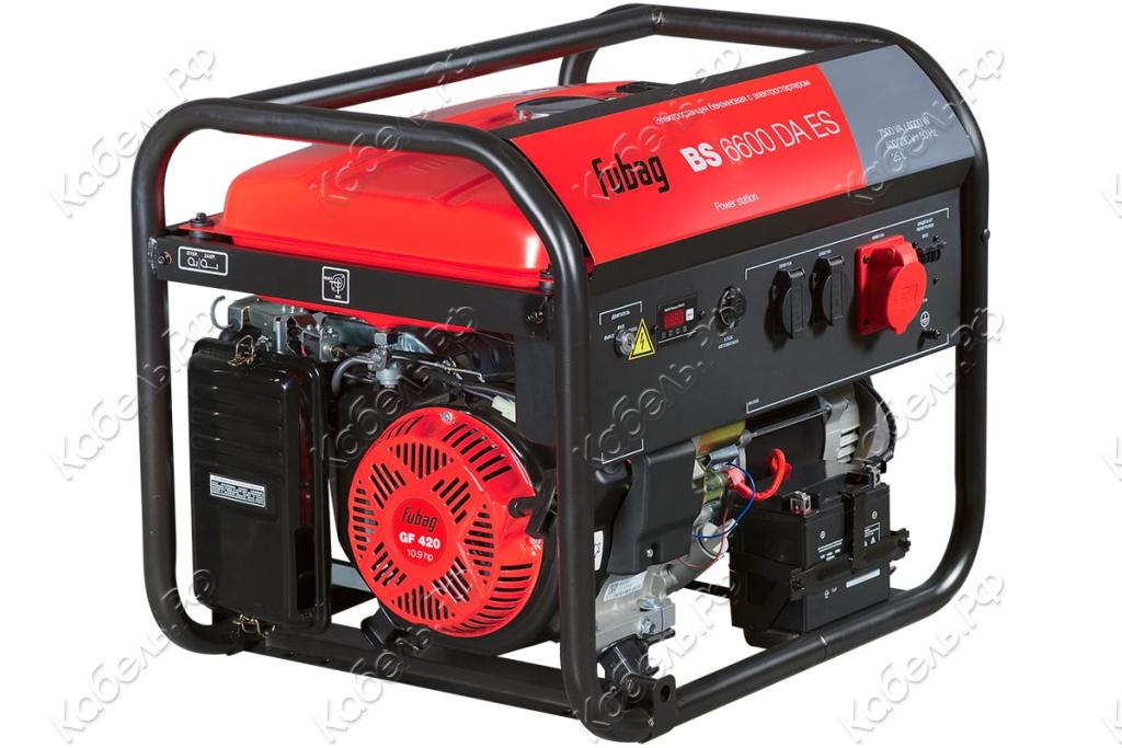 Изображение товара Бензиновая электростанция Fubag BS 6600 DA ES с электростартером и автоматикой