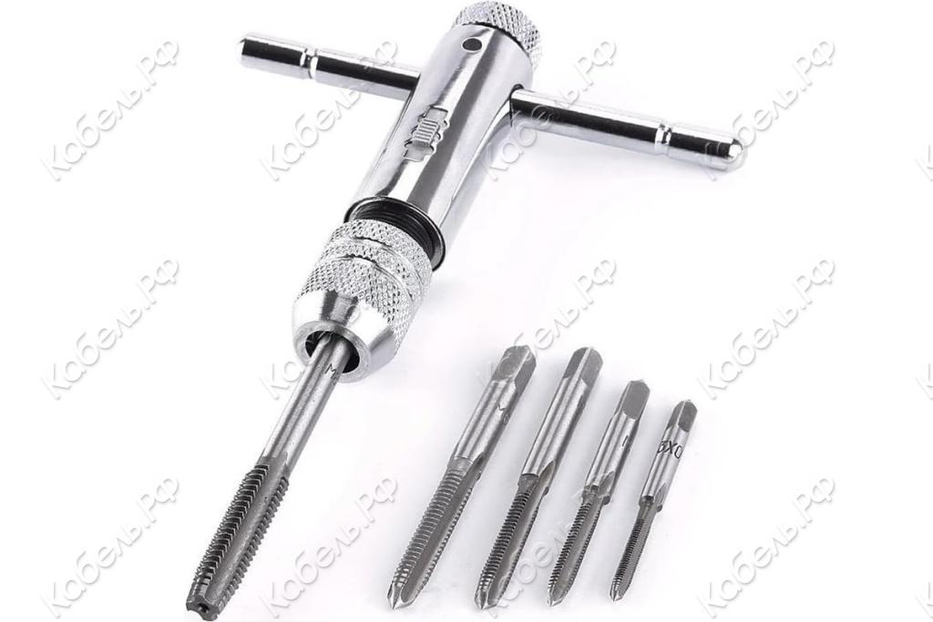 Изображение товара Вороток с трещоткой Т-образный для метчиков М5-М12 SOVIS 16154