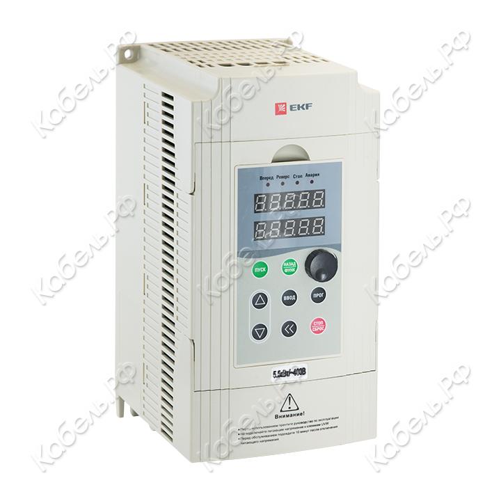 Изображение товара Преобразователь частоты 5,5/7,5кВт 3х400В VECTOR-100 EKF