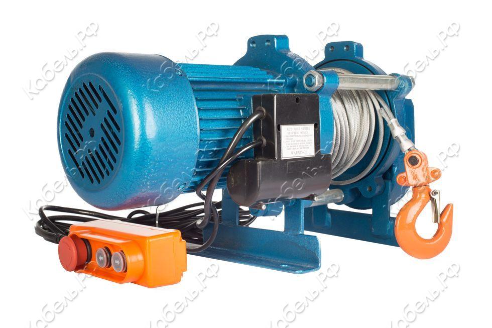 Изображение товара Лебедка TOR ЛЭК-300 E21 (KCD) 300 кг 220 В с канатом 30 м промышленная