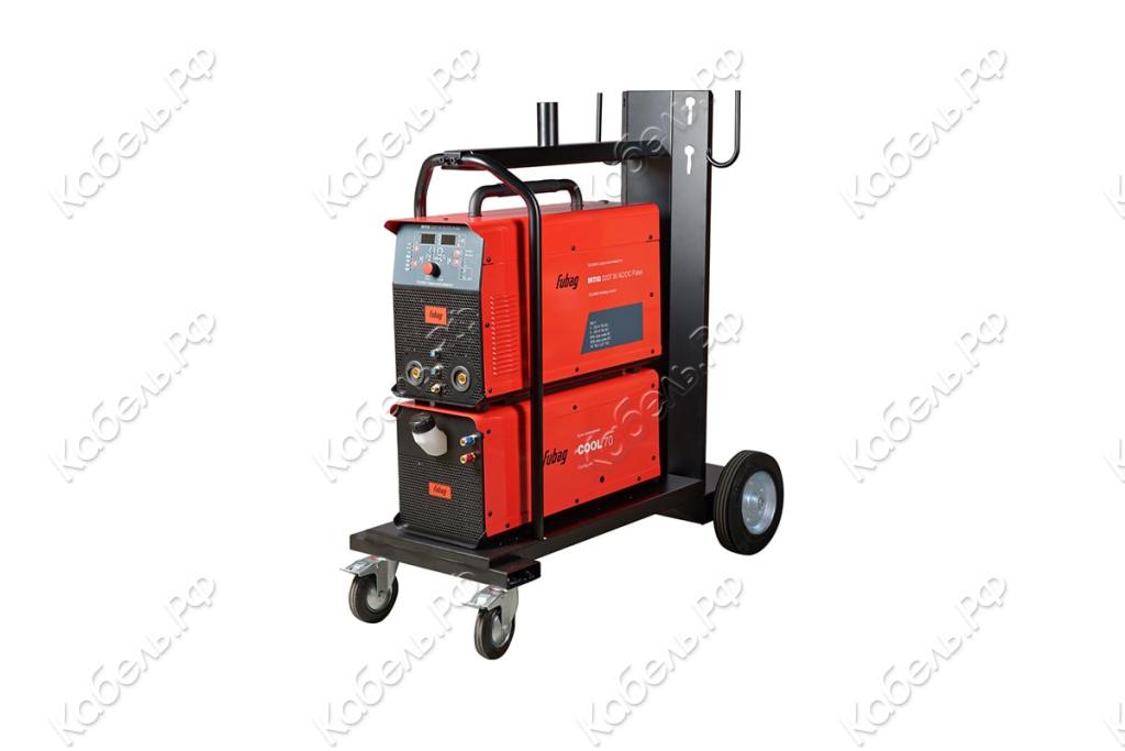 Изображение товара Инвертор сварочный Fubag INTIG 320T W AC/DC PULSE + горелка + охлаждение + тележка