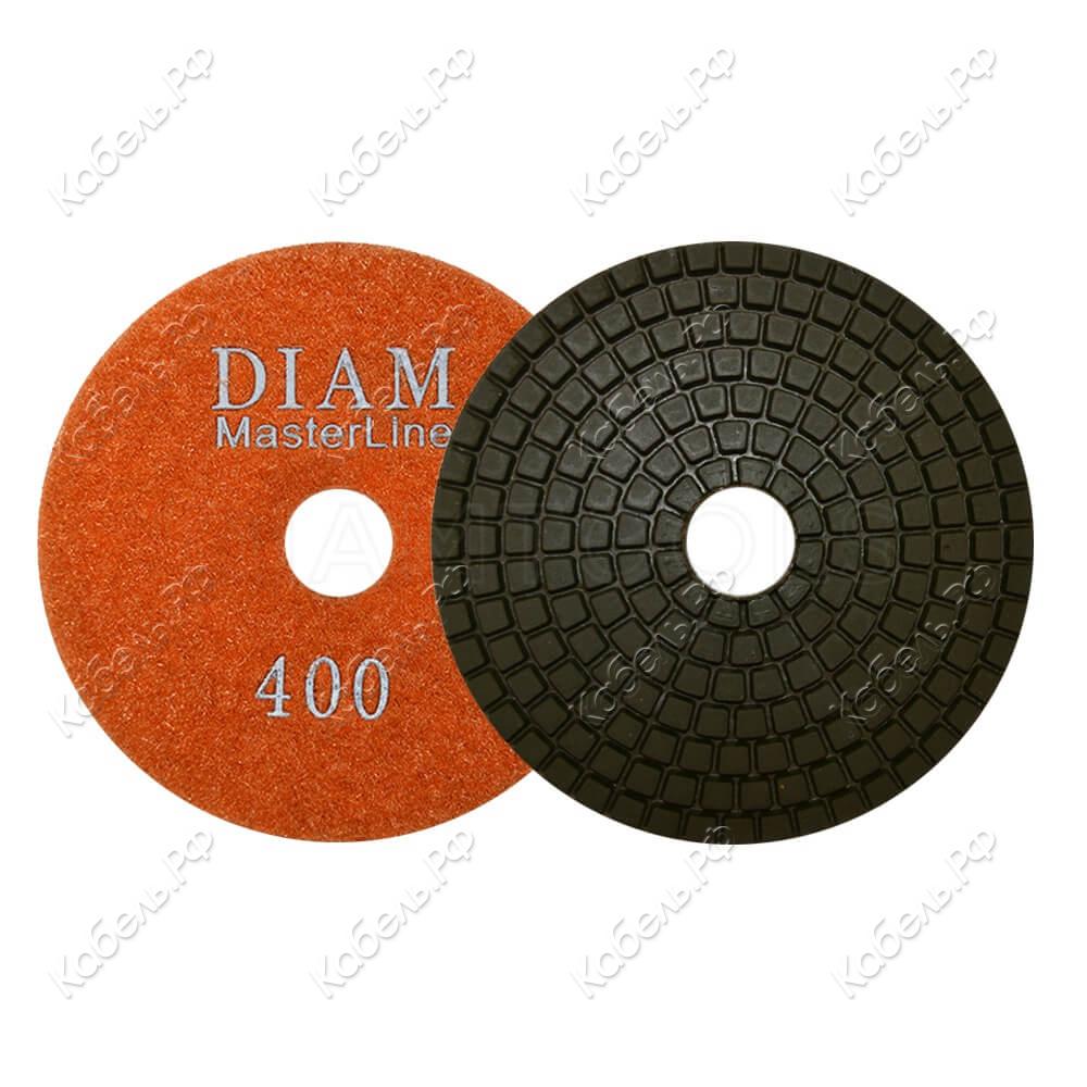 Изображение товара Круг алмазный гибкий шлифовальный MASTER LINE Wet №400 100 мм DIAM 000577